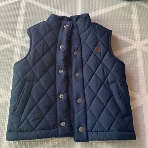 Janie & Jack Blue puffer vest Size 2T